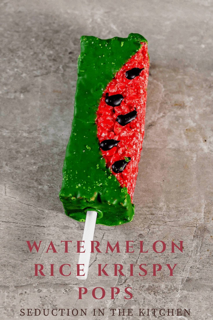 WatermelonRice KrispyPops