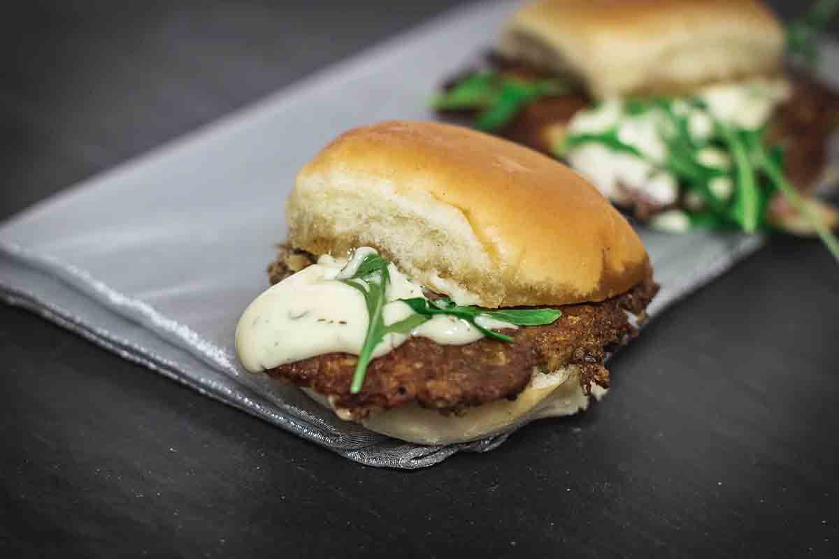 Crab Cake Sliders WIth Lemon Dill 2