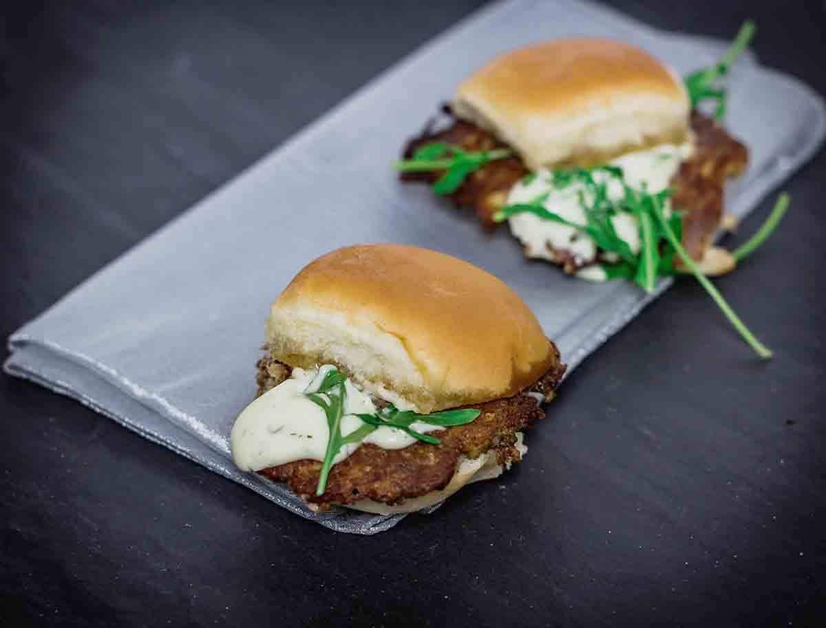 Crab Cake Sliders WIth Lemon Dill 3