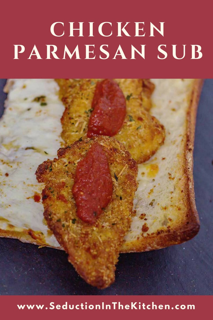 chicken parmesan sub