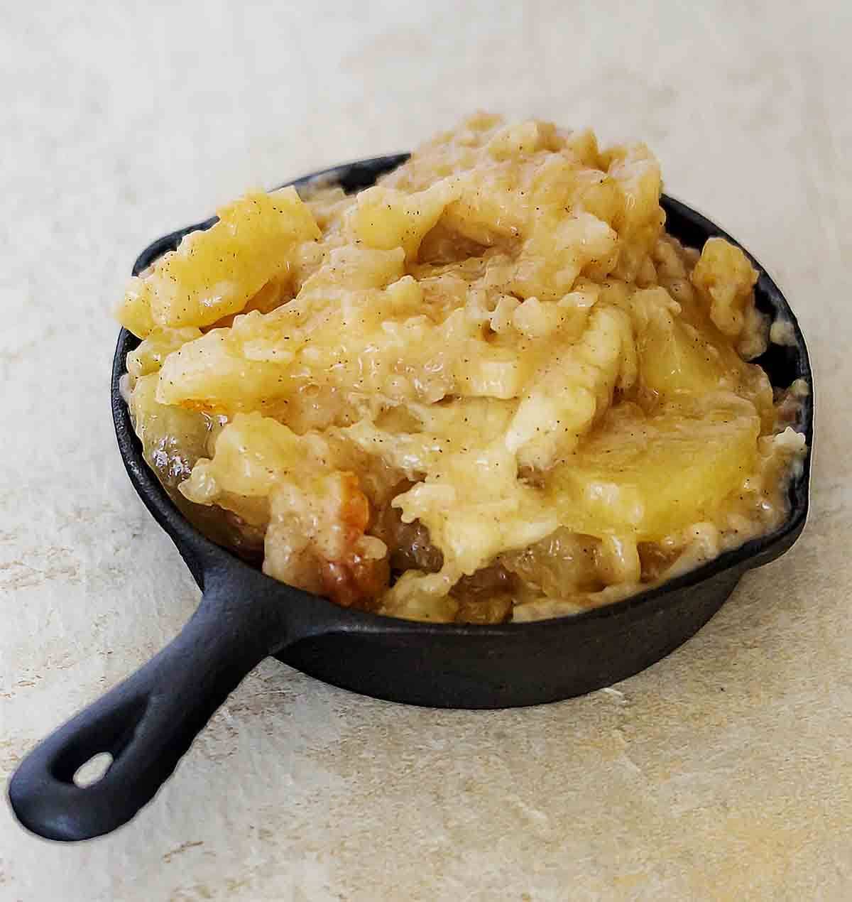 Deconstructed Skillet Apple Dumplings