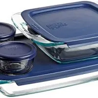 Pyrex Easy Grab Glass Bakeware and Food Storage Set (8-Piece, BPA-free)