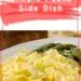 Creamy Italian Chicken Flavored Noodles {Simple Pasta Side Dish}