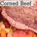 Crock Pot Apple Cider Corned Beef and Cabbage {Simple Corned Beef Brisket}