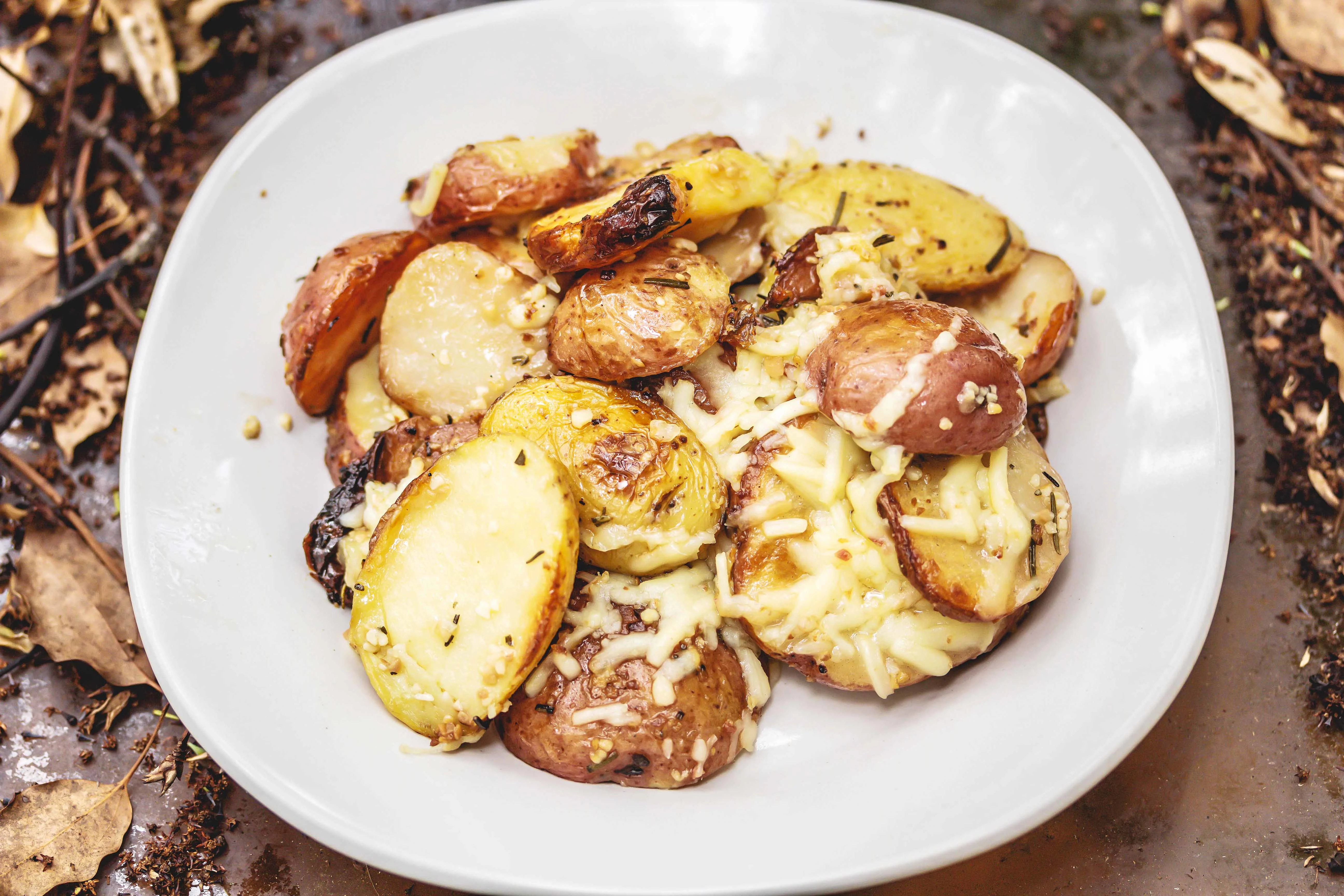 Roasted New Potatoes with Rosemary & Garlic - Charlotte's Lively Kitchen