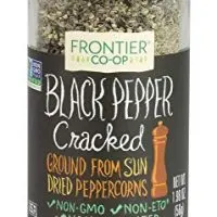 Frontier Natural Products Pepper, Black Cracked, 2-Ounce