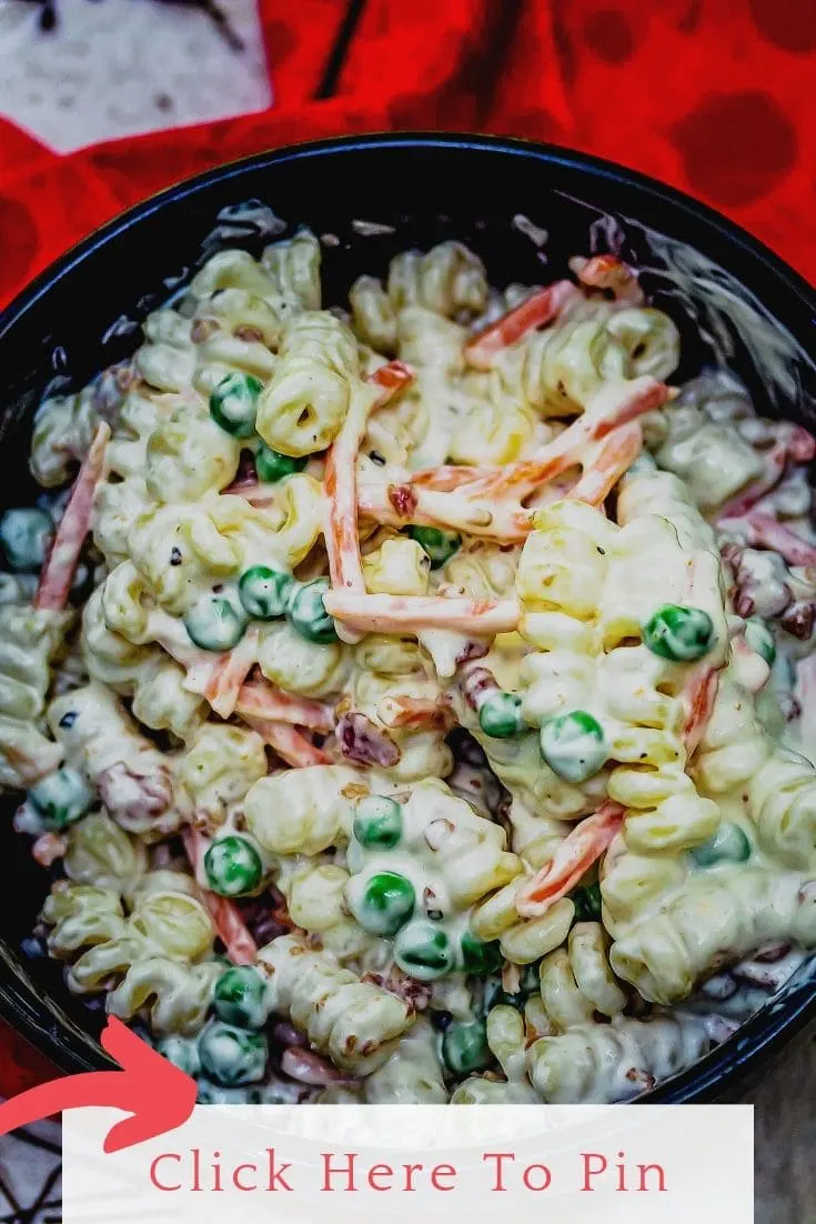 Click Here To Pin bacon ranch pasta salad