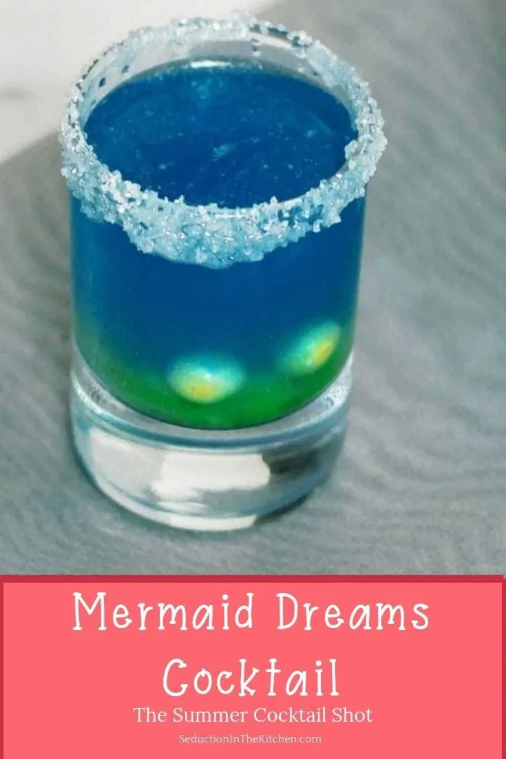 Blue Drinks: The Mermaid Cocktail, blue mixed drinks