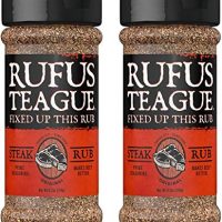 Rufus Teague - Steak Rub Seasoning, Gluten Free, No MSG 6.2 oz (Pack of 2)