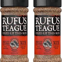 Rufus Teague - Steak Rub Seasoning, Gluten Free, No MSG 6.2 oz (Pack of 2)