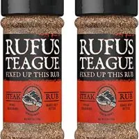 Rufus Teague - Steak Rub Seasoning, Gluten Free, No MSG 6.2 oz (Pack of 2)