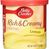 Betty Crocker Rich and Creamy Frosting, Lemon, 16 oz Canister