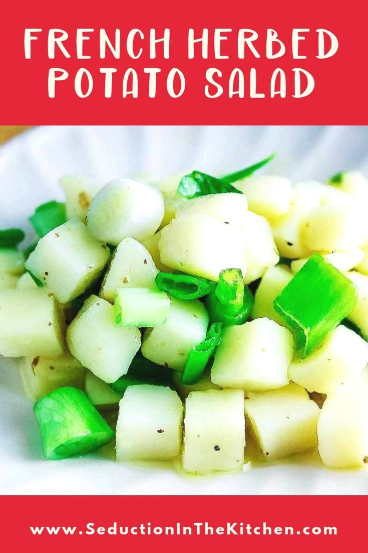 French Herbed Potato Salad title