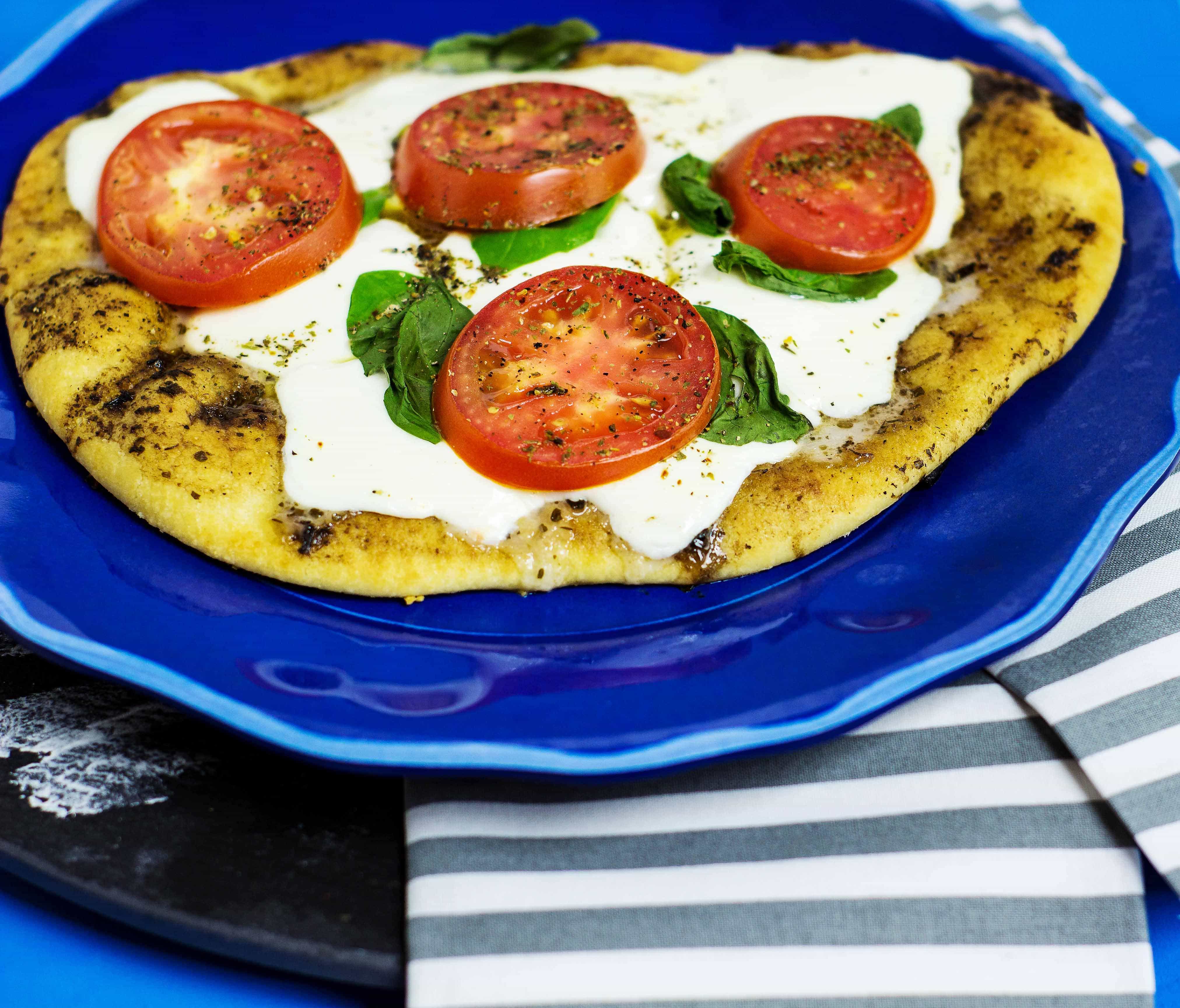 Caprese Grilled Pizza