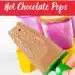 Frozen Hot Chocolate Pops {Easy Chocolate Popsicle Recipe}