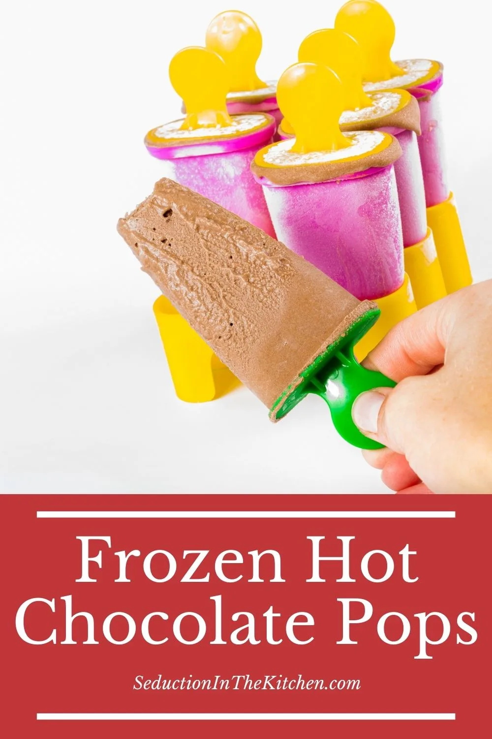 Frozen Hot Chocolate Pops {Easy Chocolate Popsicle Recipe}