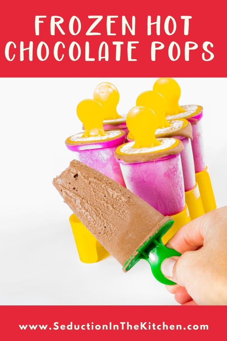 Frozen Hot Chocolate Pops {Easy Chocolate Popsicle Recipe}