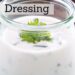 {Homemade & Healthy} Yogurt Ranch Dressing