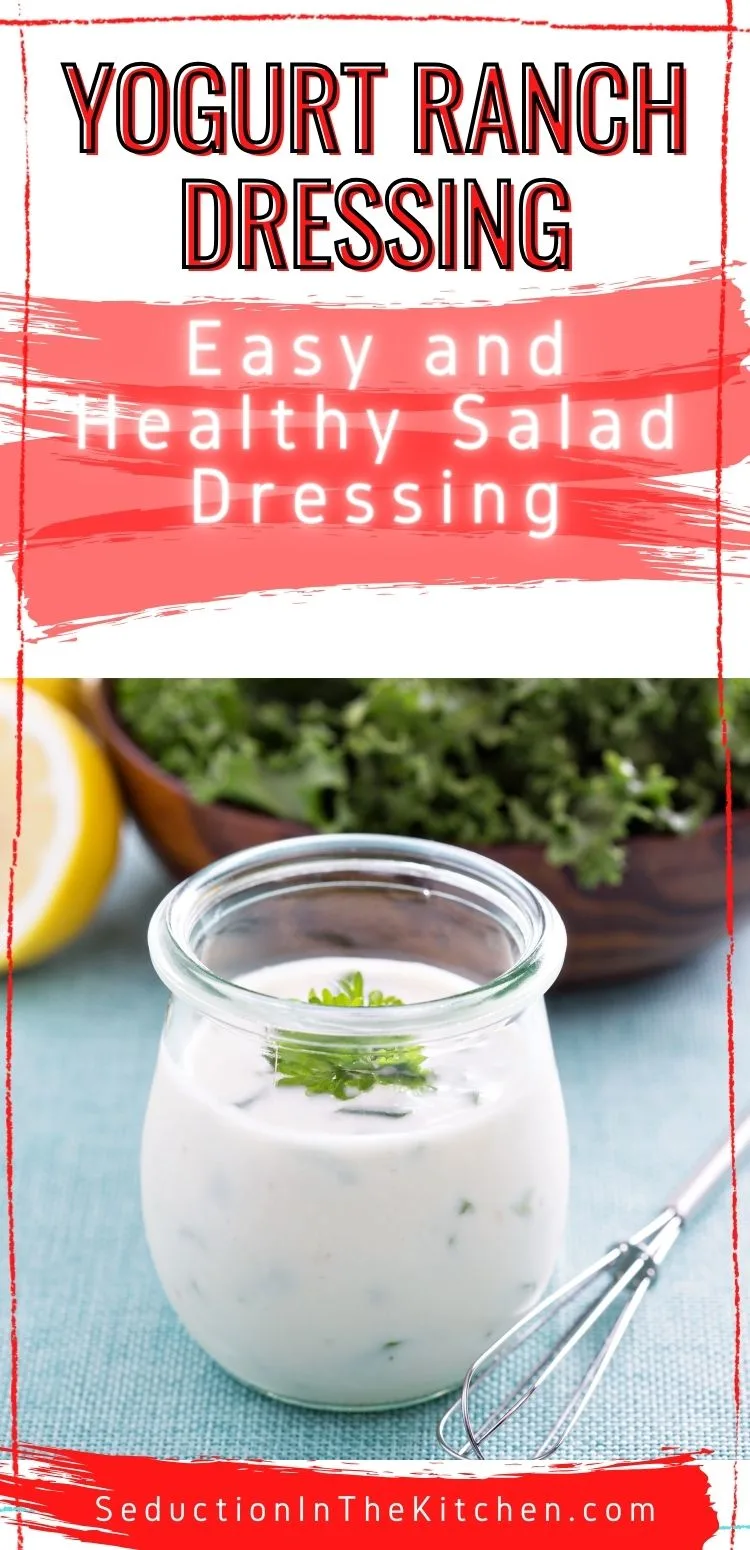 {Homemade & Healthy} Yogurt Ranch Dressing