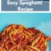 Crock Pot Baked Spaghetti {Easy Spaghetti Recipe}