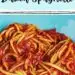 Crock Pot Baked Spaghetti {Easy Spaghetti Recipe}