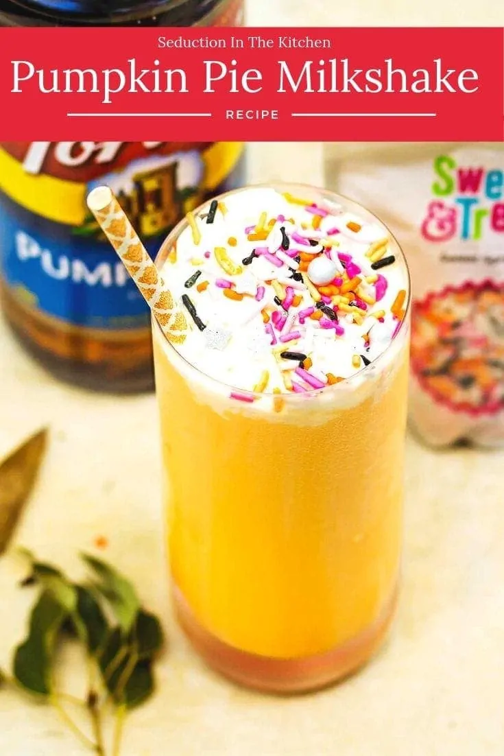 Pumpkin Pie Milkshake pin