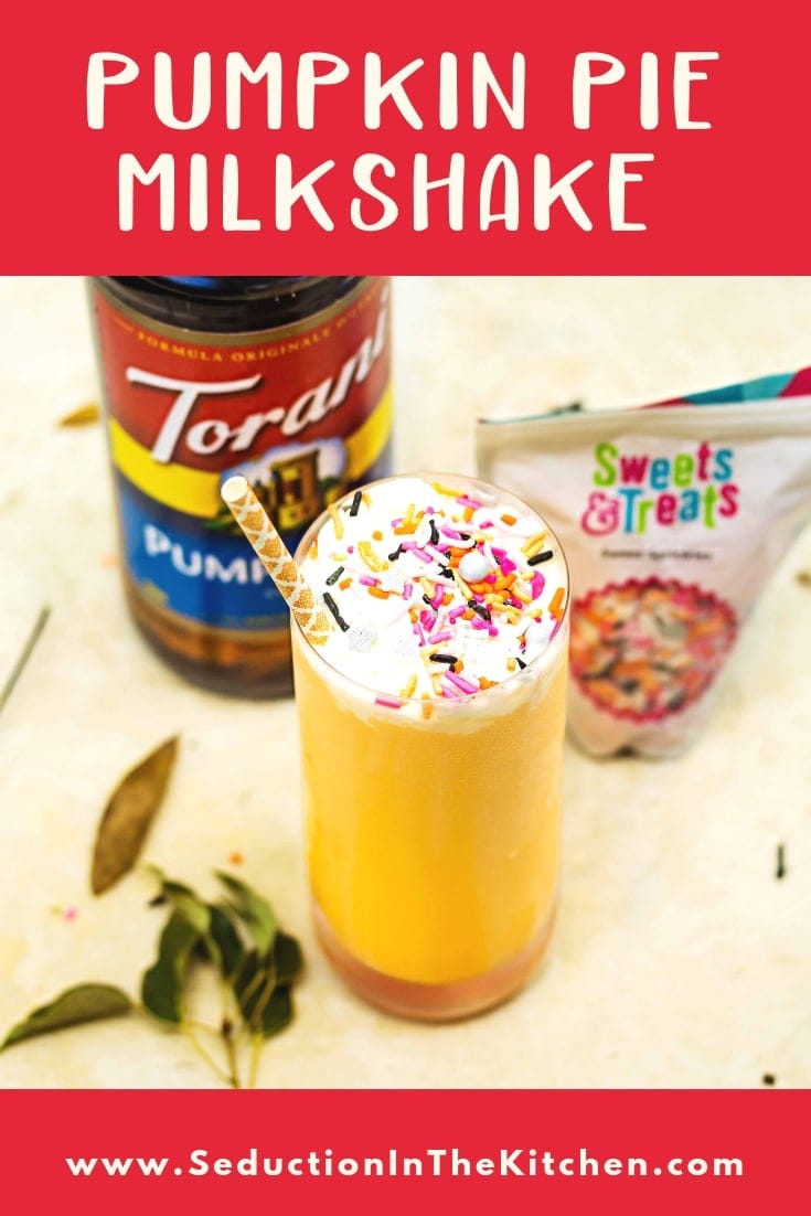 Pumpkin Pie Milkshake title