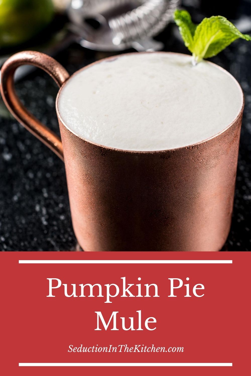 Pumpkin Pie Mule {Easy Autumn Cocktail}