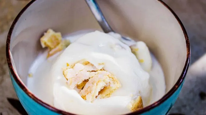 Apple Pie Ice Cream {Easy No Churn Ice Cream Recipe} apple pie ice cream scaled