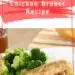 Apple Stuffed Chicken Breast {Baked Chicken Breast Recipe}