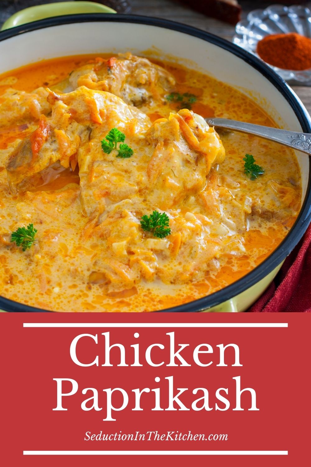 Chicken Paprikash {Easy and Yummy Hungarian Recipe}