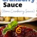 Orange Cherry Cranberry Sauce {Homemade Cranberry Sauce}