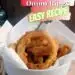 BBQ Battered Onion Rings {Simple Homemade Onion Rings}