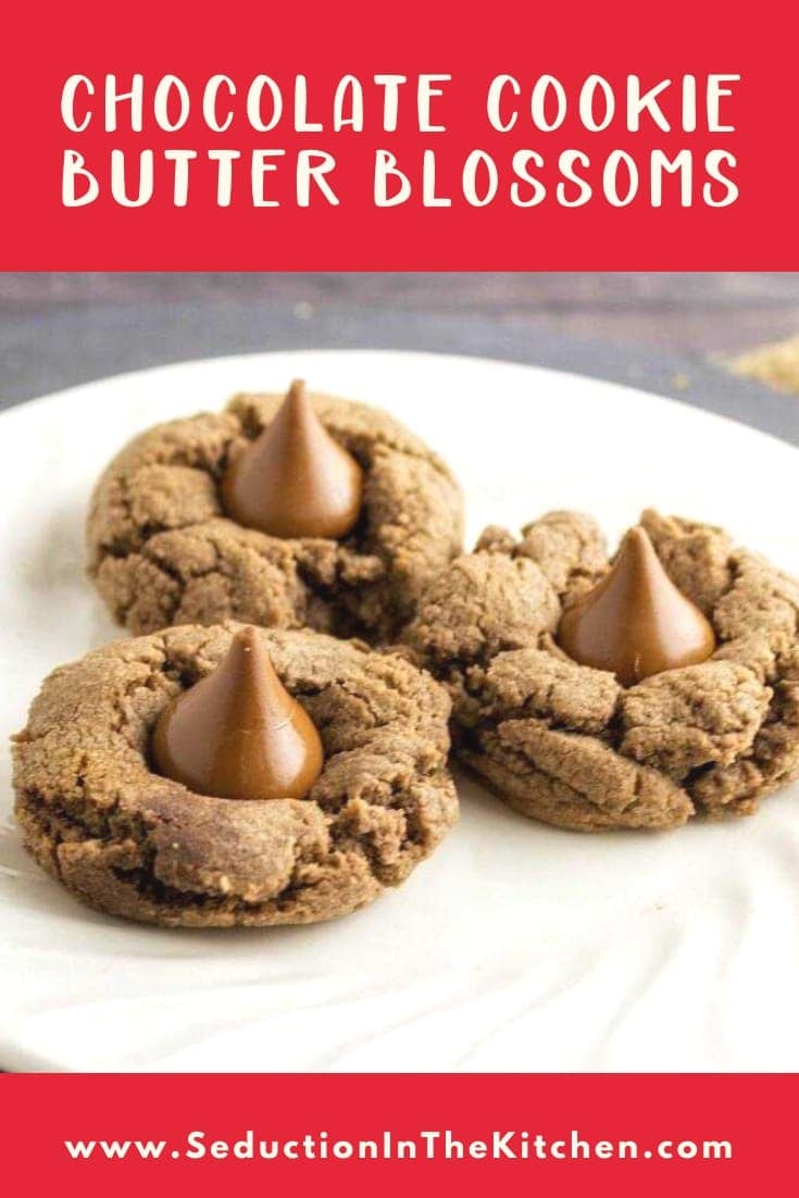 Chocolate Cookie Butter Blossoms title