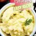 Simple Ricotta Mashed Potatoes {Garlic Ricotta Flavor}