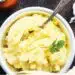 Simple Ricotta Mashed Potatoes {Garlic Ricotta Flavor}