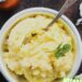 Simple Ricotta Mashed Potatoes {Garlic Ricotta Flavor}