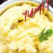 Simple Ricotta Mashed Potatoes {Garlic Ricotta Flavor}