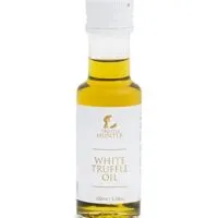 TruffleHunter White Truffle Oil (Tuber Borchii) Cold Pressed Extra Virgin Olive Oil (3.38 Oz) Seasoning Gourmet Food Condiments Salad Dressing - Vegan, Kosher, Vegetarian & Gluten Free