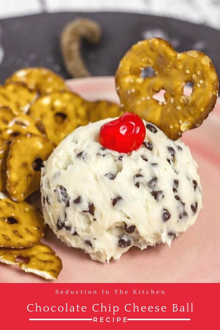 Chocolate Chip Cookie Dough Dip (or Cheeseball)