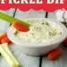 Simple Dill Pickle Dip {Kosher Dill Pickles Taste In A Dip}