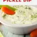 Simple Dill Pickle Dip {Kosher Dill Pickles Taste In A Dip}