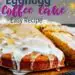 Eggnog Coffee Cake With White Chocolate Glaze