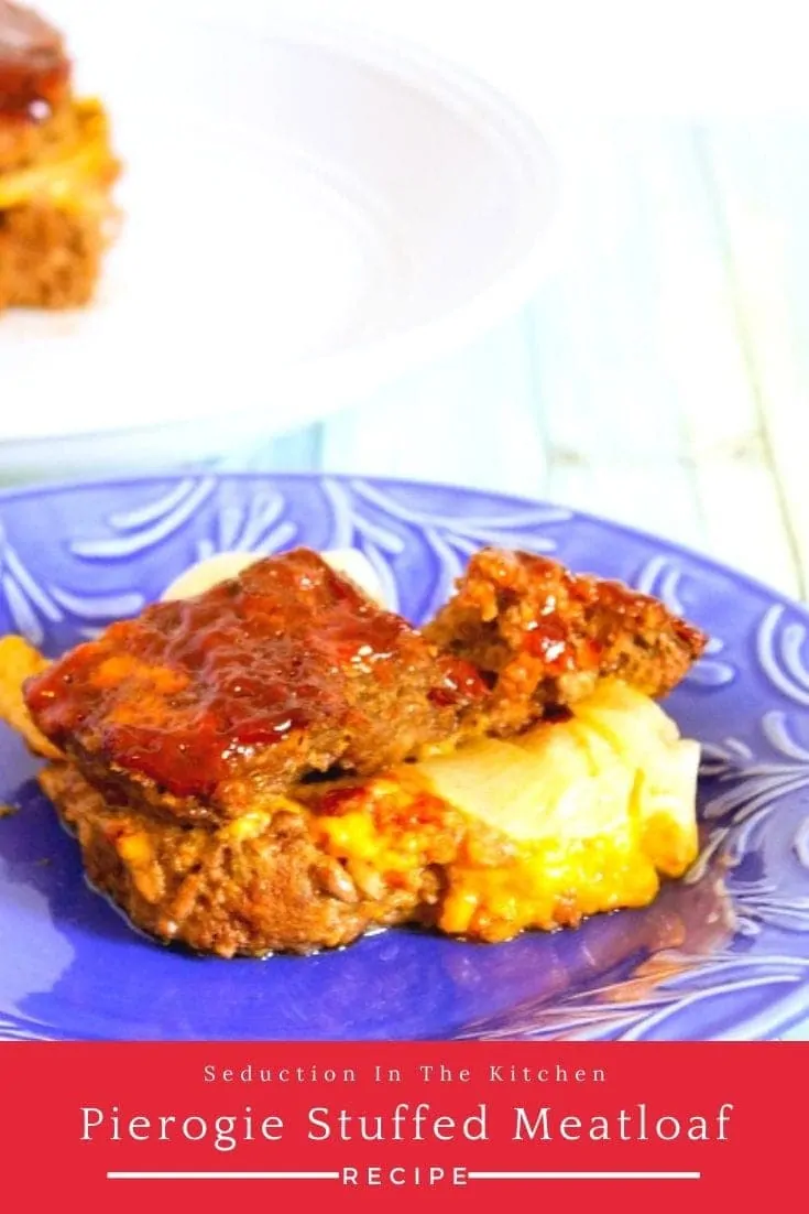 Pierogie Stuffed Meatloaf pin