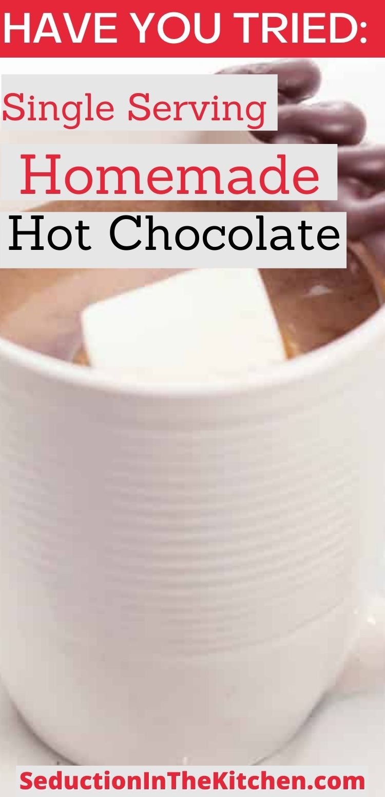 Single Serving Homemade Hot Chocolate Recipe
