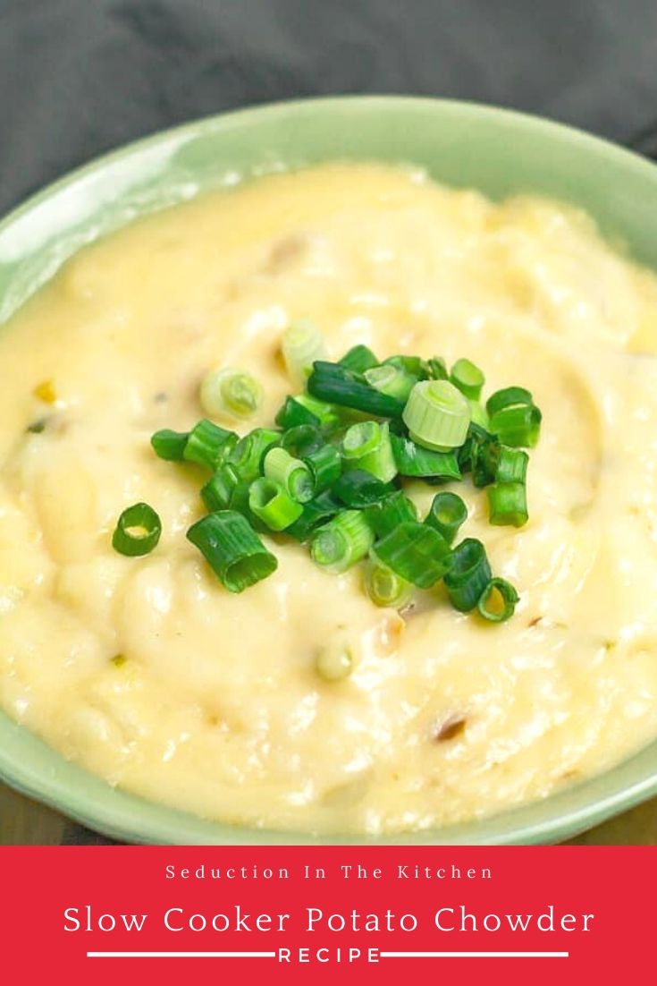 Slow Cooker Potato Chowder pin