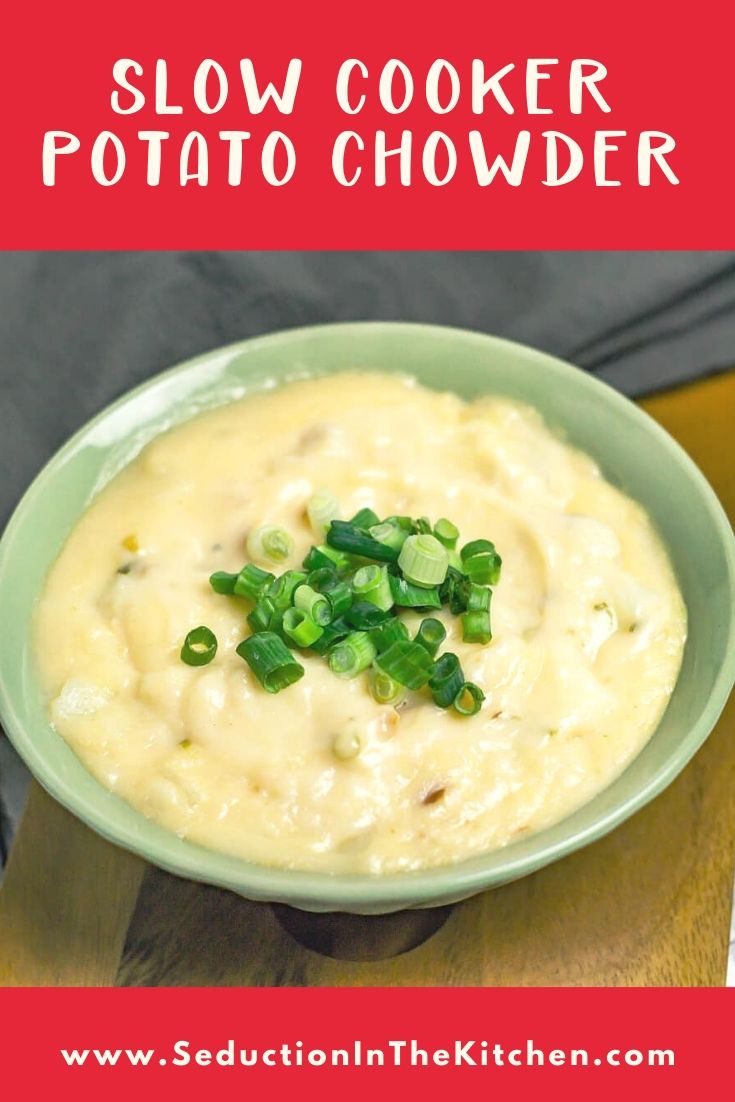 Slow Cooker Potato Chowder title