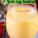 The Yule Log Cocktail {Eggnog Cocktail With Fireball Whisky}