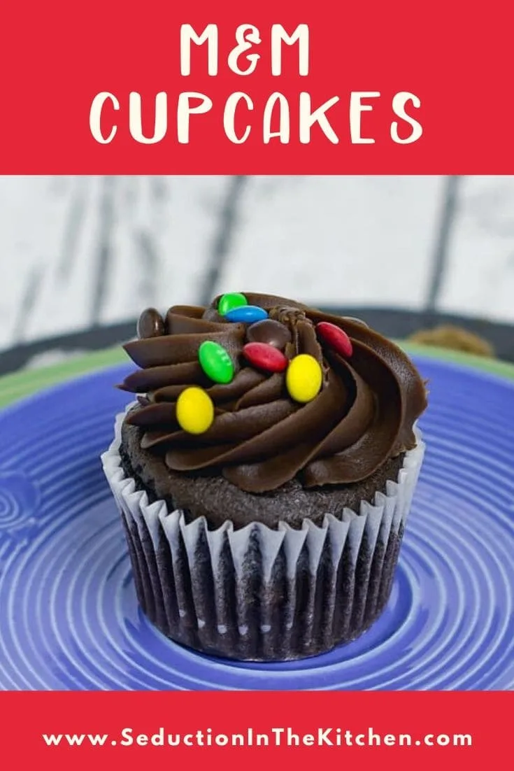M&M Cupcakes {A Simple Cupcake Recipe Inspired By Disney} M Amp M Cupcakes Title