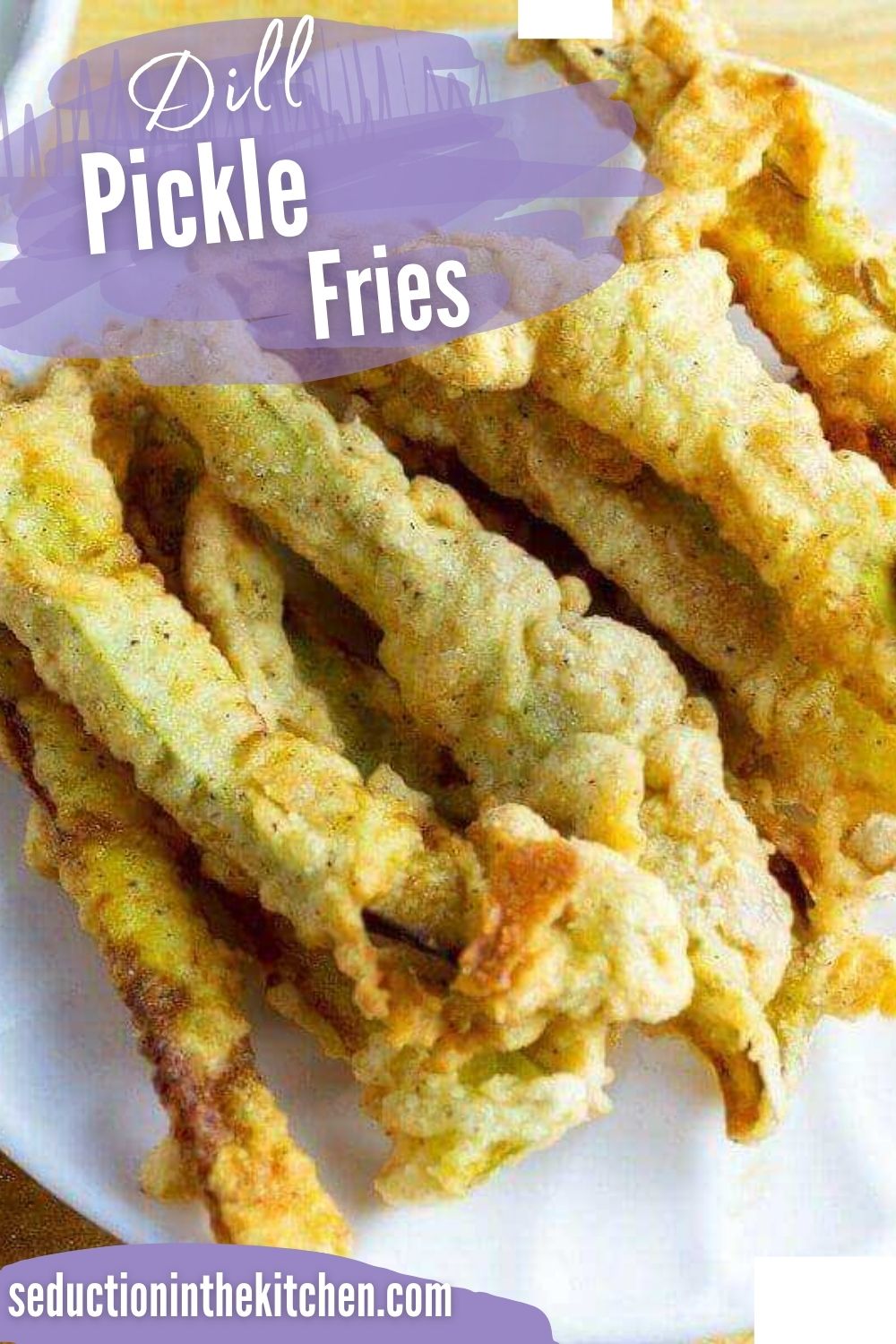 Dill Pickle Fries {Deep Fried Pickles That Like French Fries}